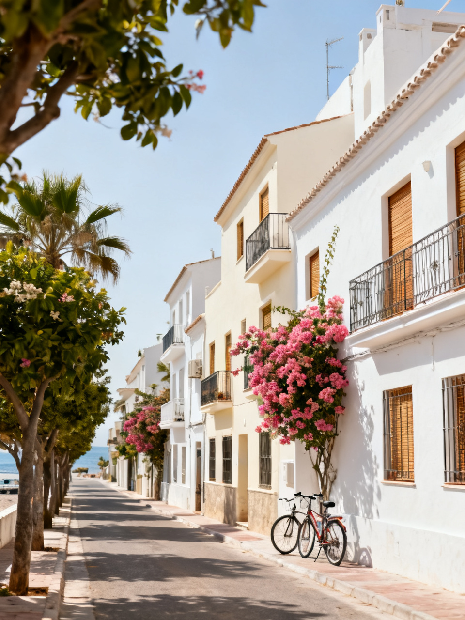 Carrer residencial tranquil a Castelldefels